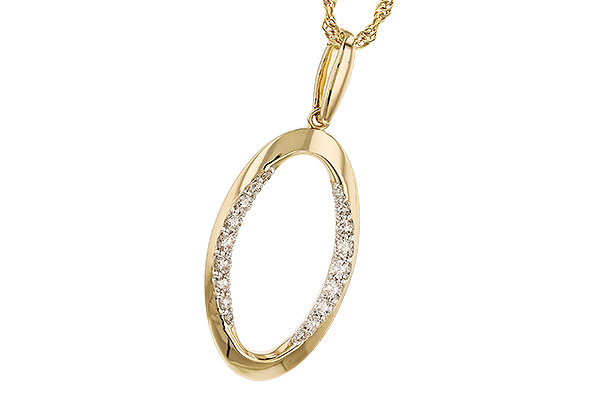 F328-41410: NECKLACE .32 TW