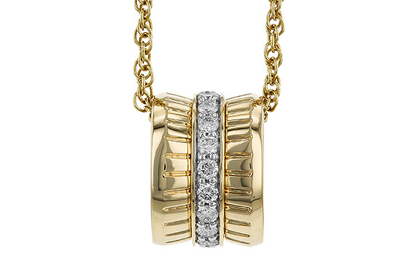 F328-44128: NECKLACE .24 TW