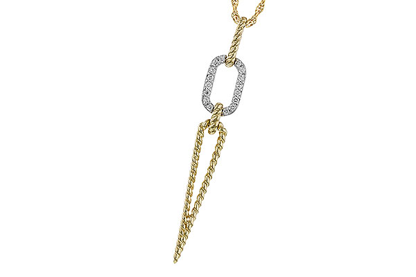 F329-29574: NECKLACE .14 TW