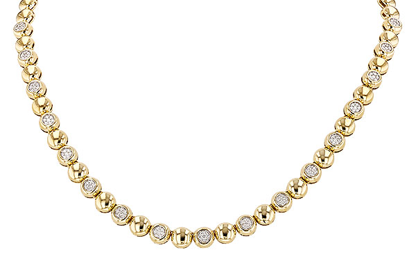 F329-32355: NECKLACE .87 TW (17")