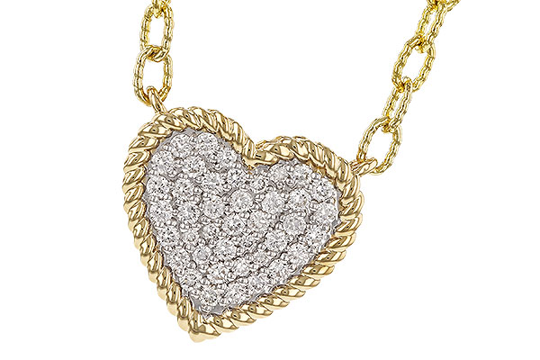 F329-33192: NECKLACE .32 TW (18")
