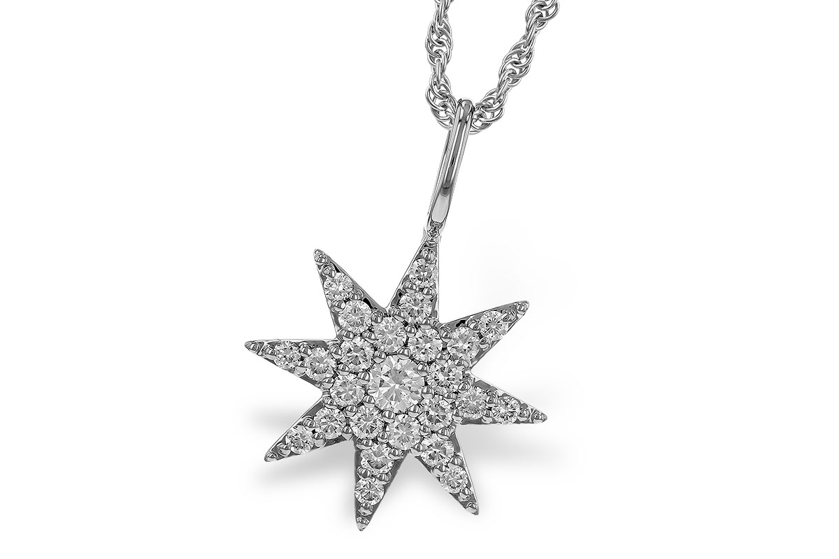 F329-34128: NECKLACE .48 TW