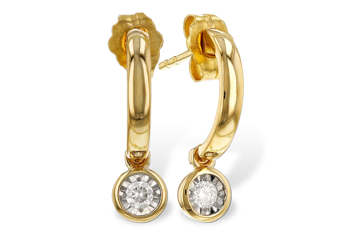 F329-34137: EARRINGS .10 TW