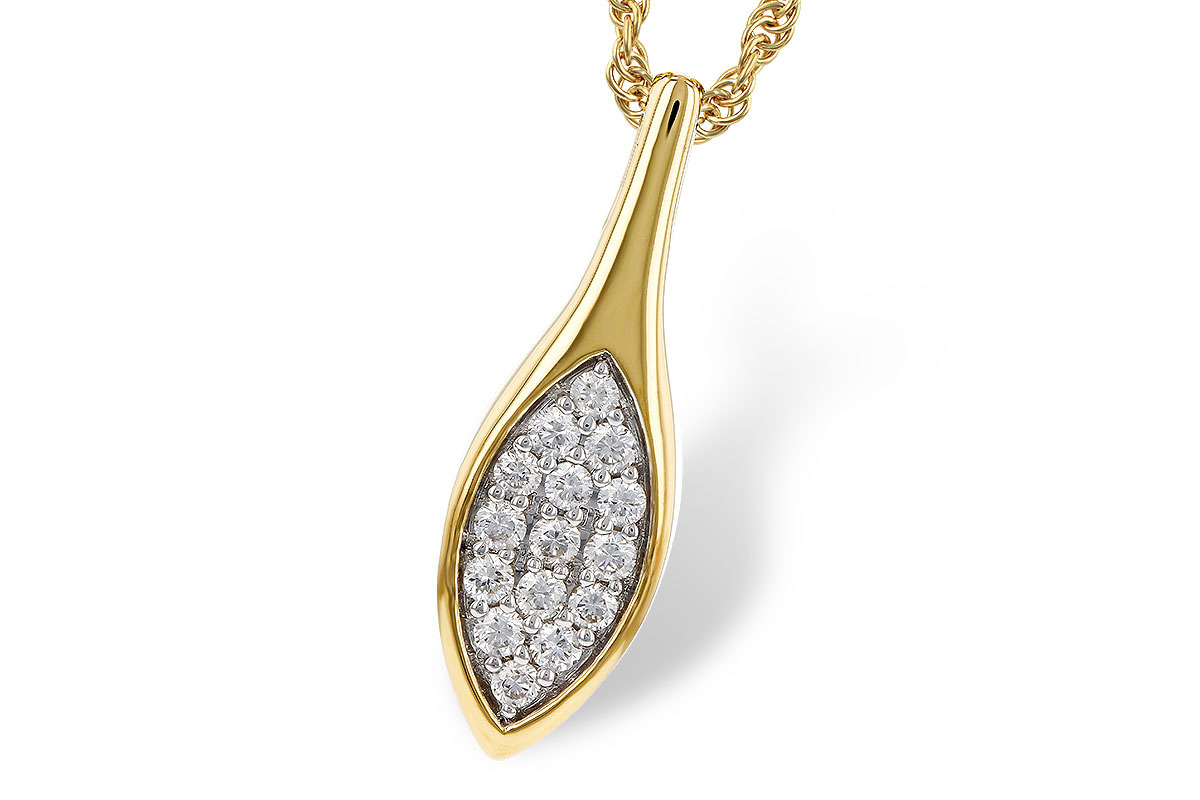 F329-34174: NECKLACE .20 TW