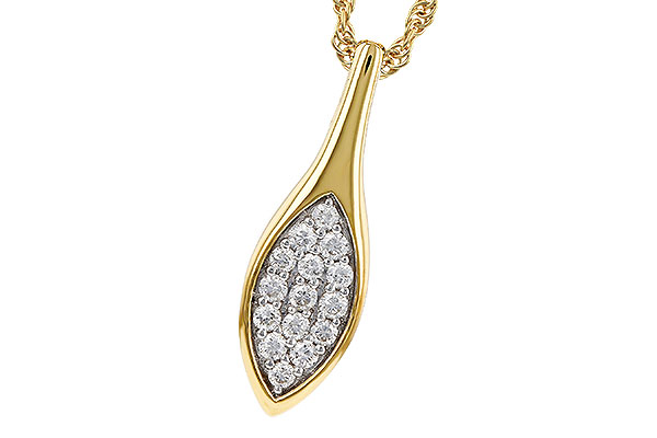 F329-34174: NECKLACE .20 TW