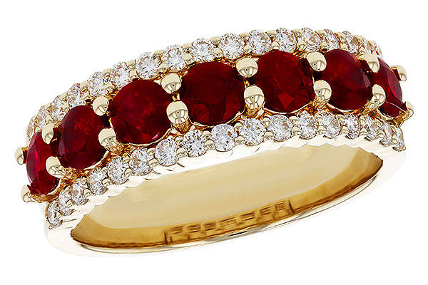 F330-18674: B242-94165 W/RUBY 1.26 TW RUBY 1.70 TGW