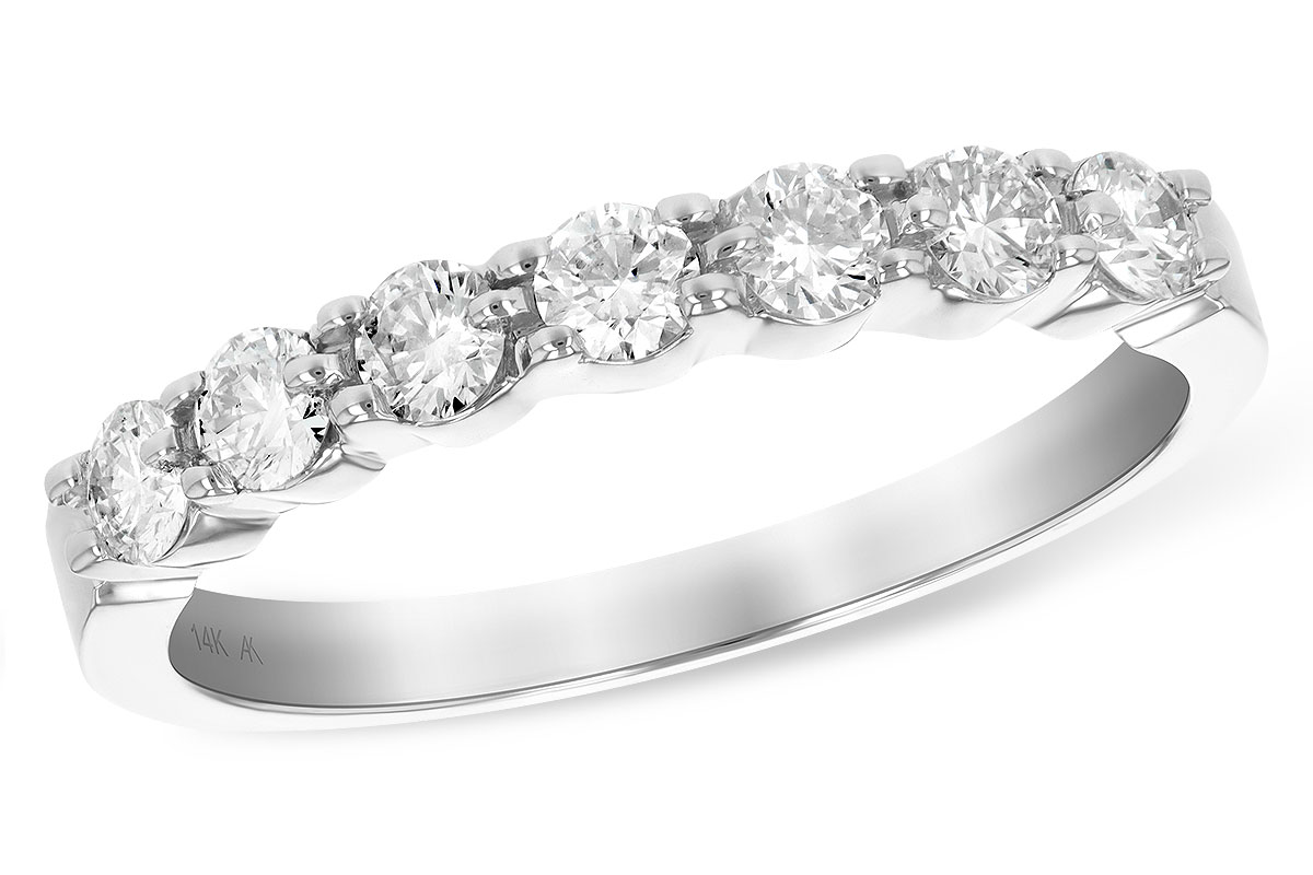 G147-51446: LDS DIA WED RG .50 TW (7 STONES)