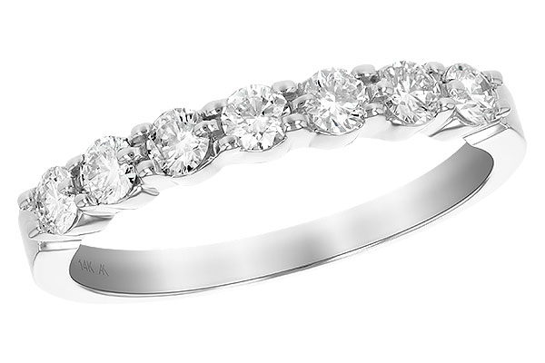 G147-51446: LDS DIA WED RG .50 TW (7 STONES)