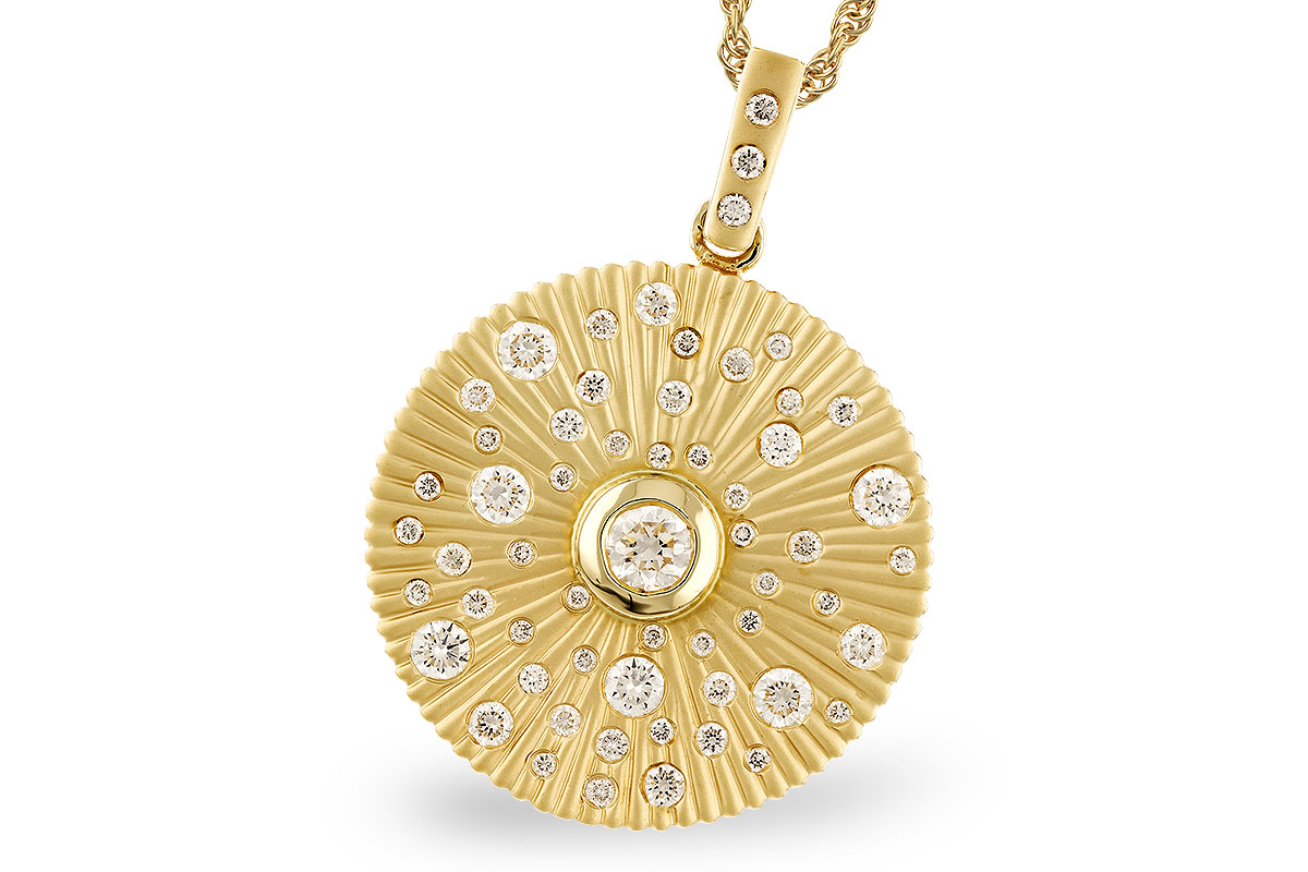 G238-42319: NECKLACE .73 TW