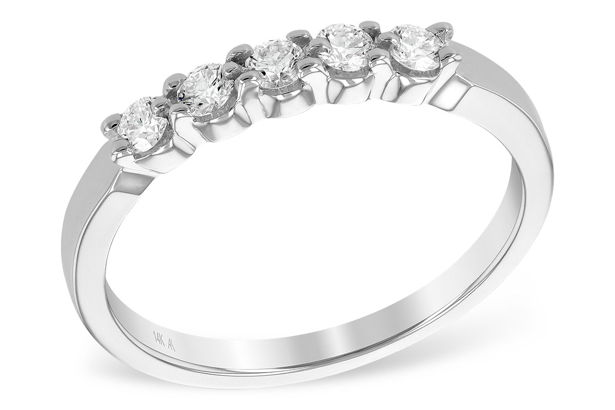 G240-22283: LDS DIA WED RG .25 TW (5 STONES)