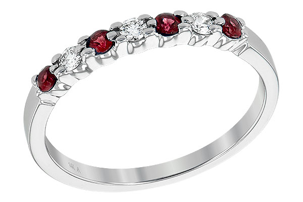 G240-25946: LDS WED RG .18 RUBY .28 TGW
