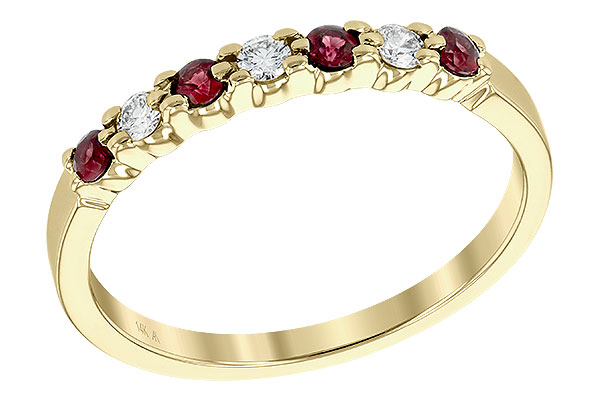 G240-25946: LDS WED RG .18 RUBY .28 TGW