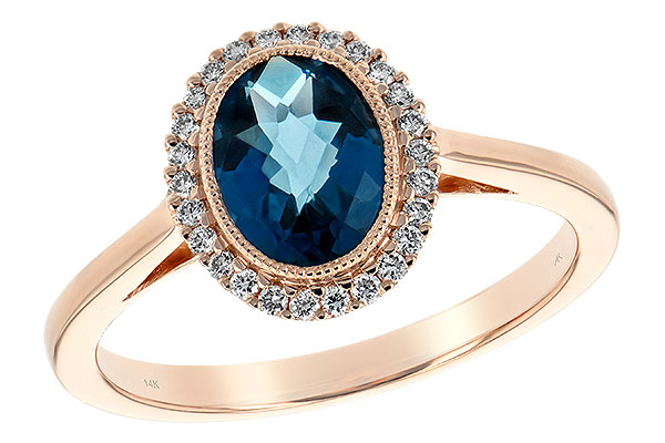 G243-83201: LDS RG 1.27 LONDON BLUE TOPAZ 1.42 TGW