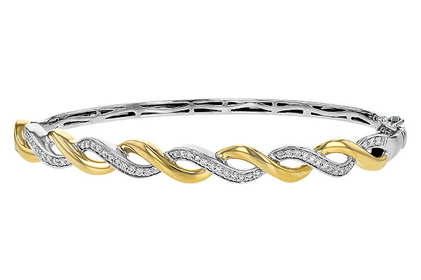 G243-86864: BANGLE BRACELET .42 TW