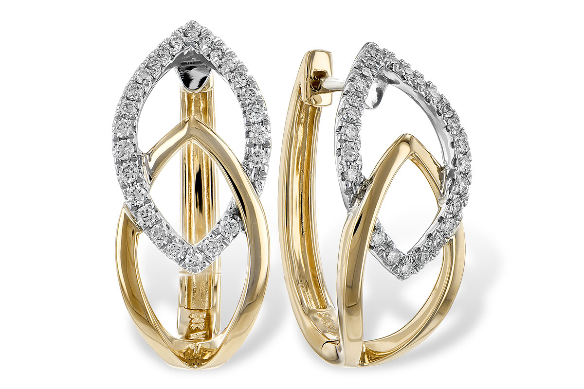 G243-89619: EARRINGS .25 TW