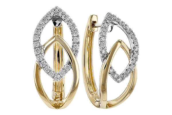 G243-89619: EARRINGS .25 TW