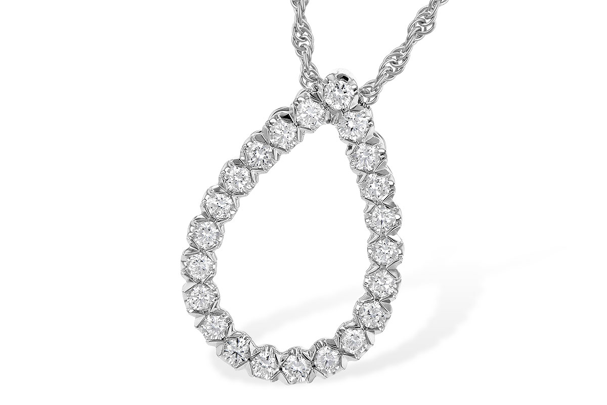 G244-78683: NECKLACE .50 TW