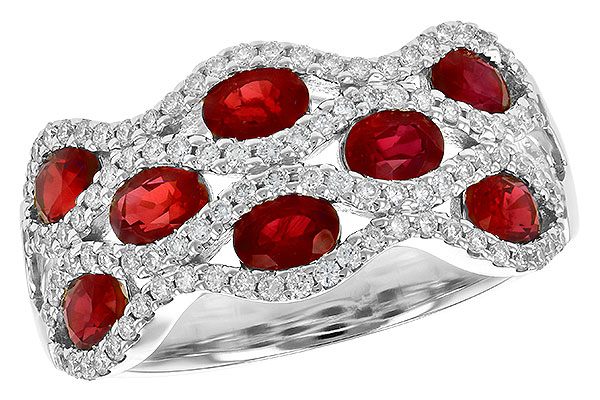 G244-78701: LDS WED RG 1.80 TW RUBY 2.18 TGW