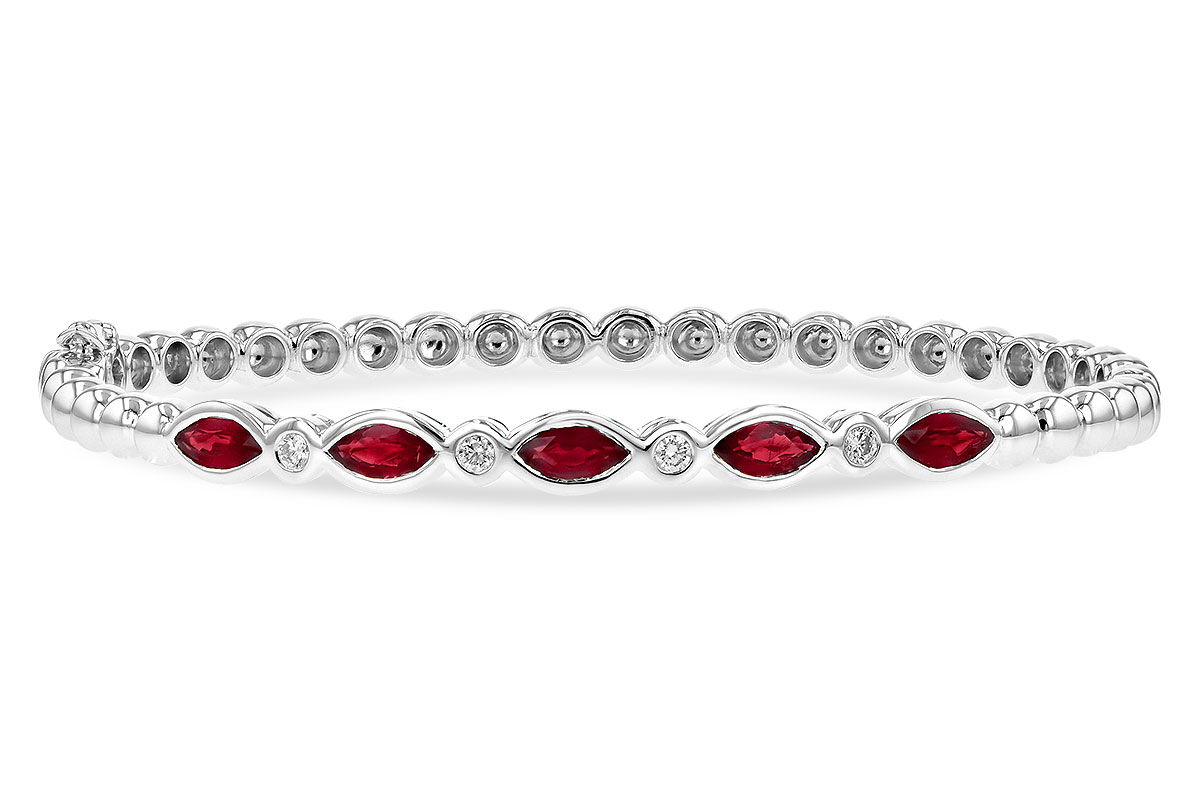 G244-80501: BANGLE 1.50 RUBY 1.63 TGW