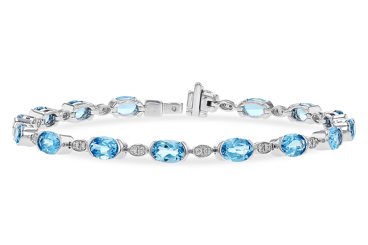 G328-36819: BRACELET 7.80 SWISS BLUE TOPAZ 7.96 TGW