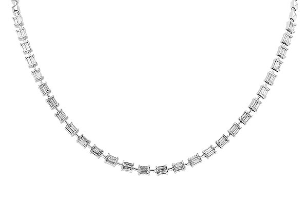 G328-40483: NECKLACE 2.02 TW BAGUETTE