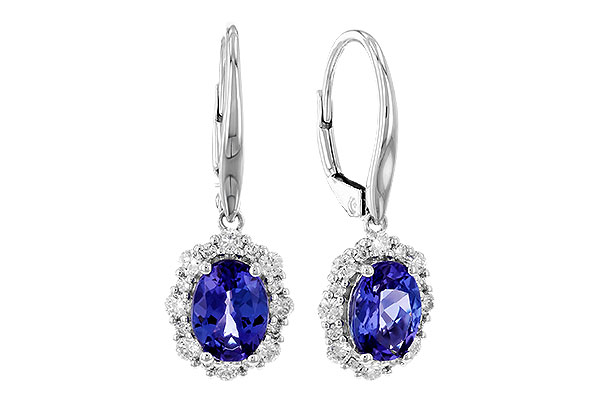 G328-41364: EARR 1.28 TW TANZANITE 1.72 TGW (7x5 OVAL)