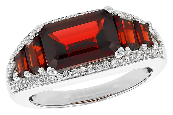 G328-41401: LDS RG 4.20 TW GARNET 4.45 TGW