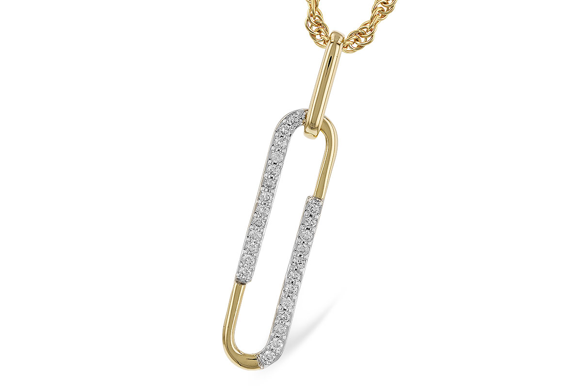 G328-42292: NECKLACE .14 TW