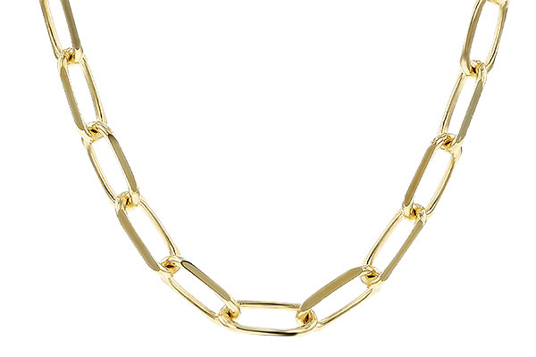 G328-42328: PAPERCLIP MD (18IN, 3.10MM, 14KT, LOBSTER CLASP)