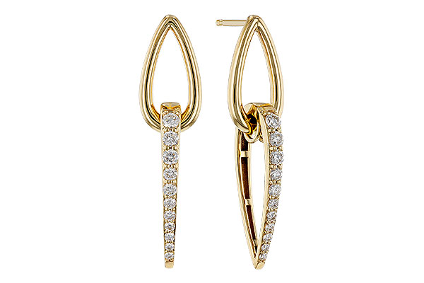 G329-28692: EARRINGS .75 TW