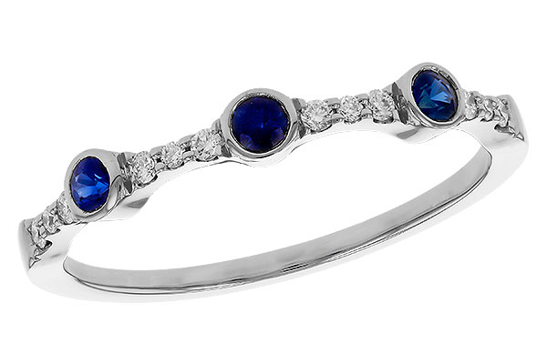 G329-30492: LDS WED RG .16 SAPPHIRE .25 TGW