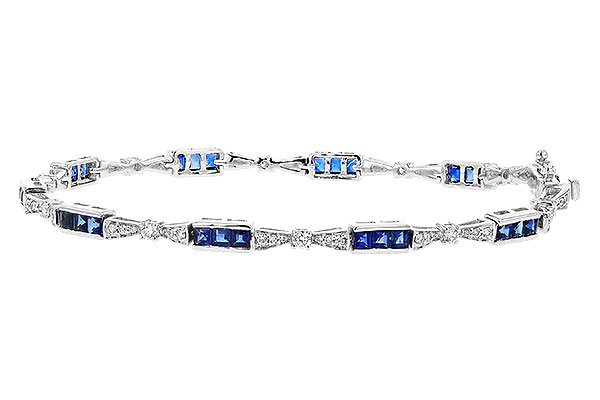 G329-33219: BRACELET 2.10 SAPPHIRE 2.75 TGW (7")