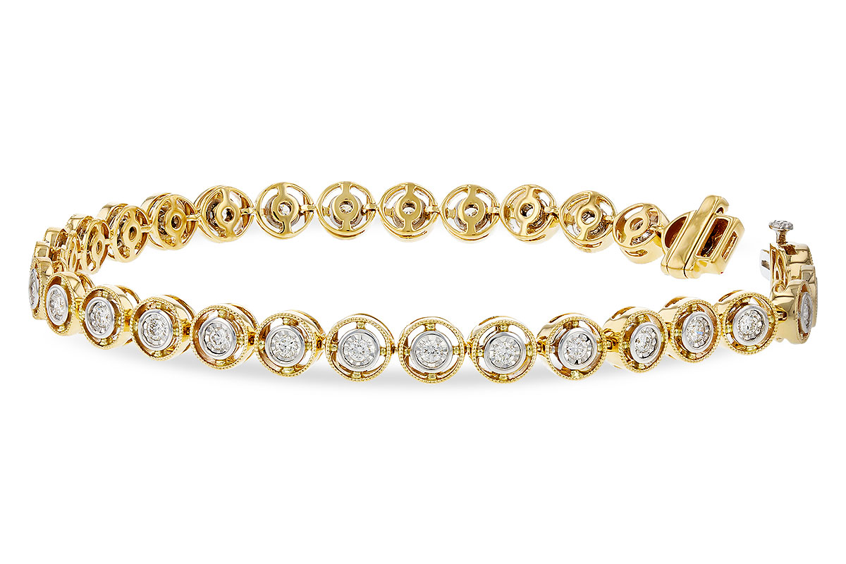 G329-34101: BRACELET .75 TW (7")