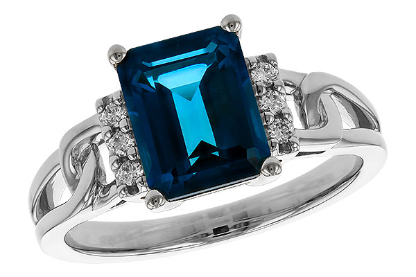 G329-34110: LDS RG 2.42 LONDON BLUE TOPAZ 2.50 TGW (9x7MM LBT)