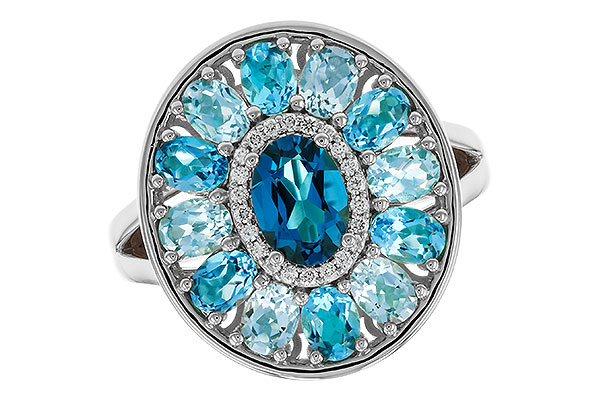 G329-34155: LDS RG 3.02 TW BLUE TOPAZ 3.10 TGW (7x5MM LBT CTR)
