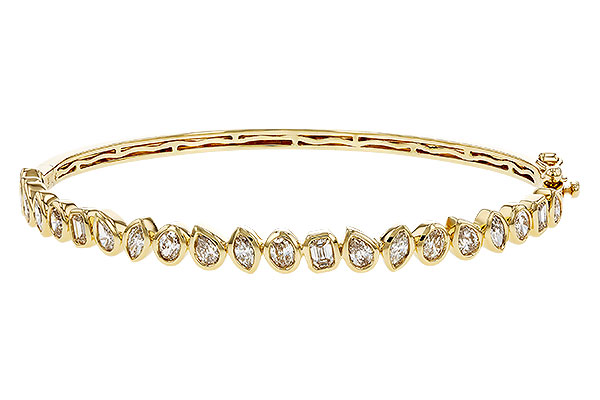 G329-35046: BANGLE 1.65 TW FANCY CUT DIAS