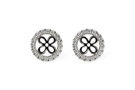 H242-04110: EARRING JACKETS .30 TW (FOR 1.50-2.00 CT TW STUDS)