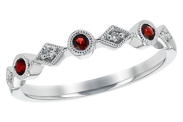 H243-82355: LDS WED RG .13 RUBY .16 TGW