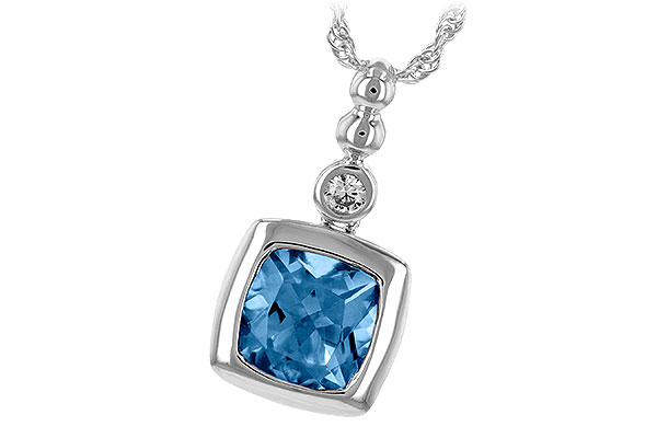 H243-86855: NECK 1.45 BLUE TOPAZ 1.49 TGW