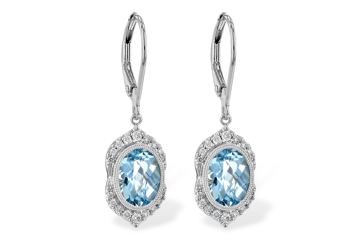 H243-90537: EARR 2.24 AQUA 2.43 TGW (8x6MM AQ)