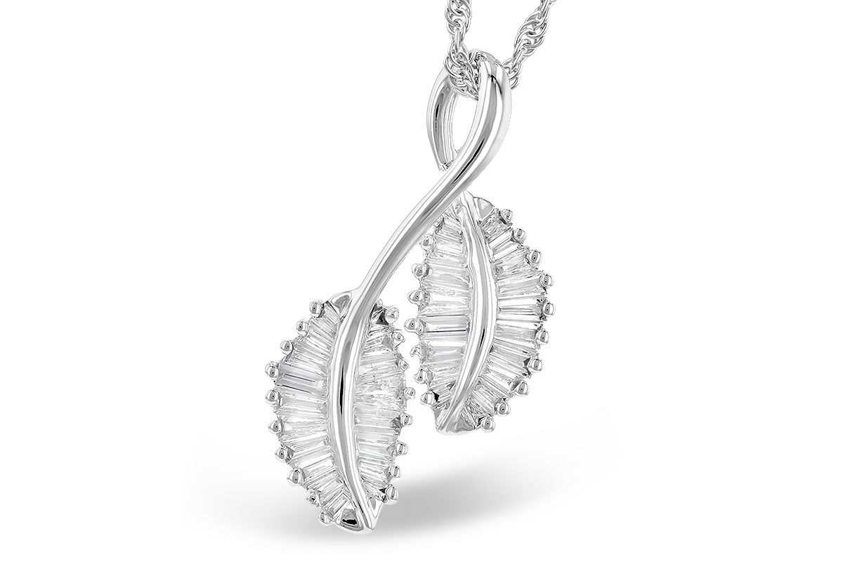H327-46873: NECK .48 TW BAGUETTE DIAS