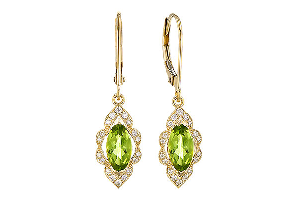 H327-52337: EARR 1.25 PERIDOT 1.40 TGW