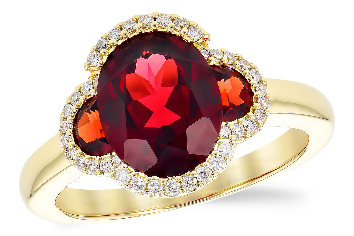 H327-52355: LDS RG 3.29 TW GARNET 3.45 TGW