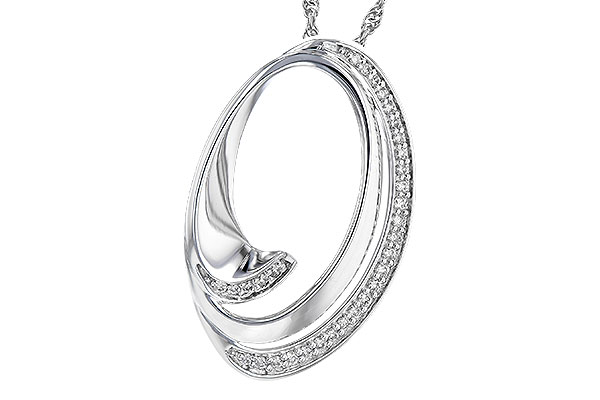 H327-53210: NECKLACE .14 TW
