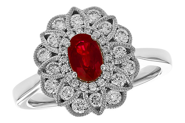 H328-44119: LDS RG .55 TW RUBY 1.07 TGW (6x4MM RUBY)