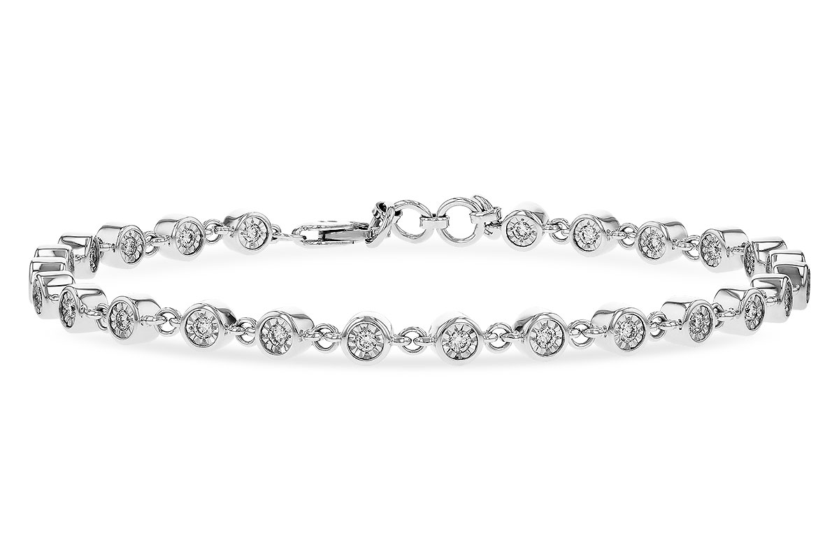 H329-27764: BRACELET .70 TW (7")