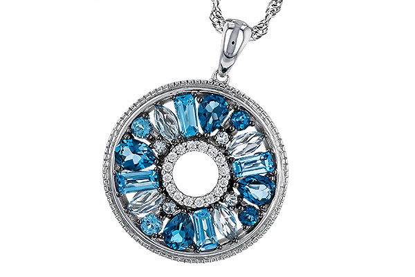 H329-31392: NECKLACE 1.67 BLUE TOPAZ 1.72 TGW