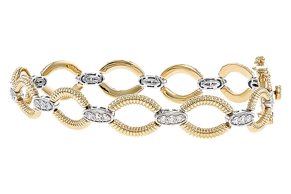 H329-33201: BRACELET .75 TW (7")