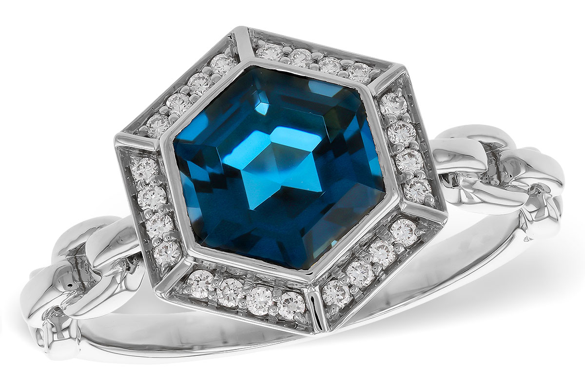H329-33219: LDS RG 2.03 LONDON BLUE TOPAZ 2.14 TGW (7.5MM LBT)