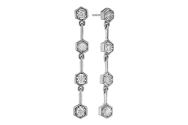 H329-34137: EARRINGS .25 TW